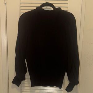 White House Black Market Black Crewneck Sweater